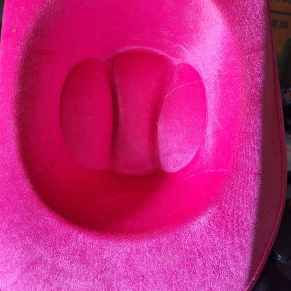 Vibrant Pink Sequinced Cowgirl Hat - Picture 5 of 6